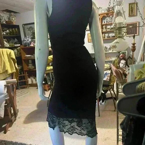 Vintage Necessary Objects Lace Dress with Slits Size  Small - Picture 5 of 6